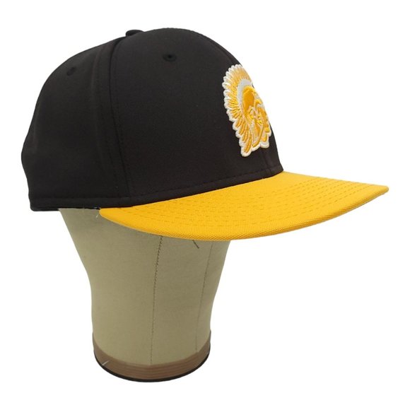 Spartan Logo Fitted Cap Adult Size L Trucker Baseball Hat The Game Pro A-Flex - Picture 3 of 12